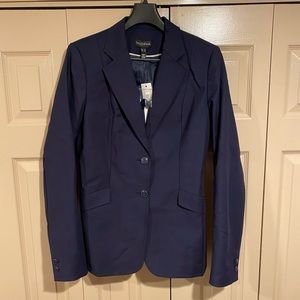 NWT LTS Navy Clean Sharp Longline Suit Jacket